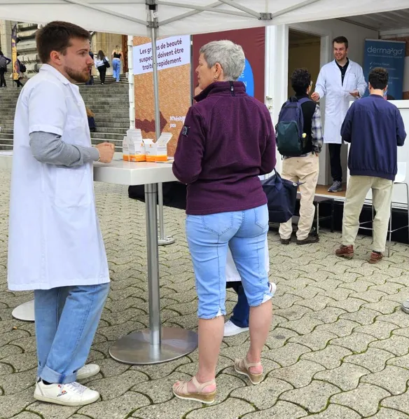 Mole checks in Lausanne, photo credit: derma2go
