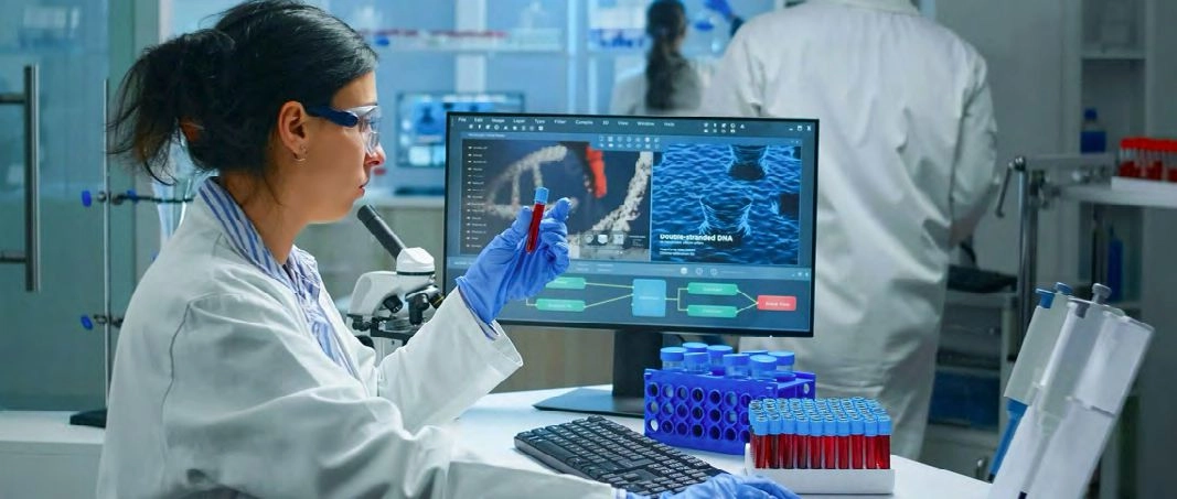 DNA testing laboratory